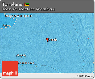 Political 3D Map of Tonelane