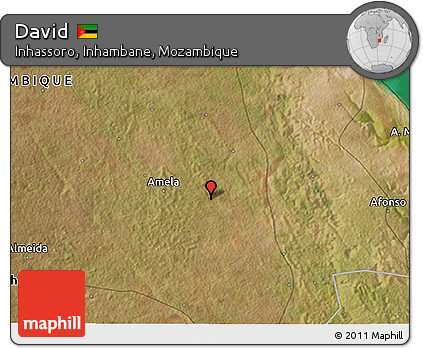 Satellite 3D Map of David