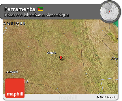 Satellite 3D Map of Ferramenta
