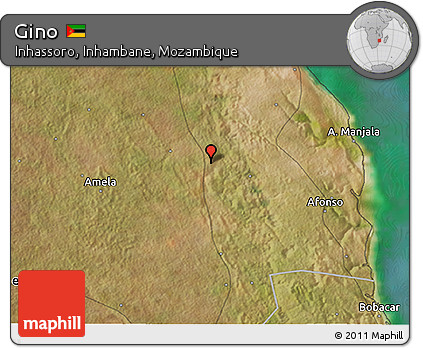 Satellite 3D Map of Gino