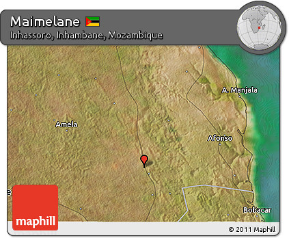 Satellite 3D Map of Maimelane