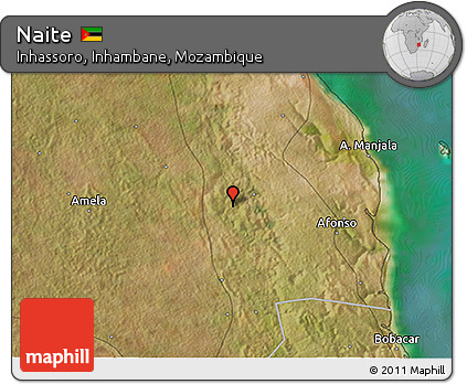 Satellite 3D Map of Naite