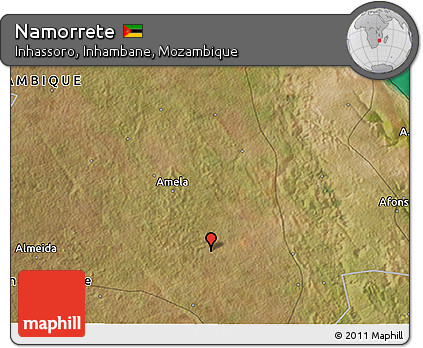 Satellite 3D Map of Namorrete