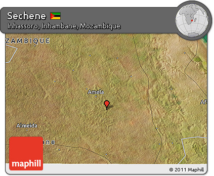 Satellite 3D Map of Sechene