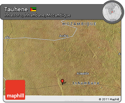 Satellite 3D Map of Tauhene