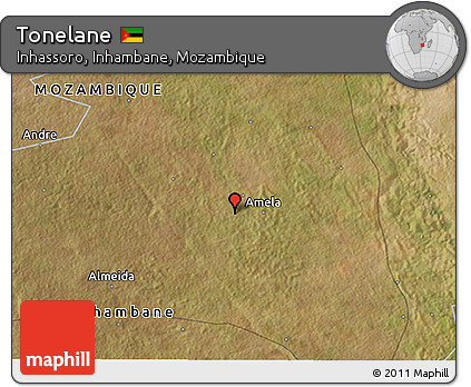 Satellite 3D Map of Tonelane