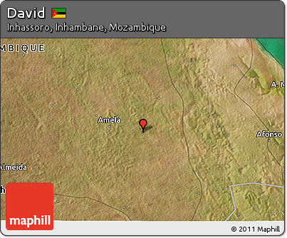 Satellite 3D Map of David