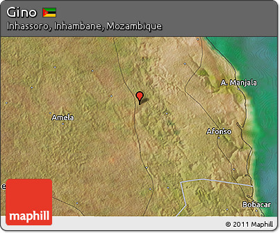Satellite 3D Map of Gino