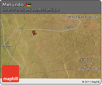 Satellite 3D Map of Metundo