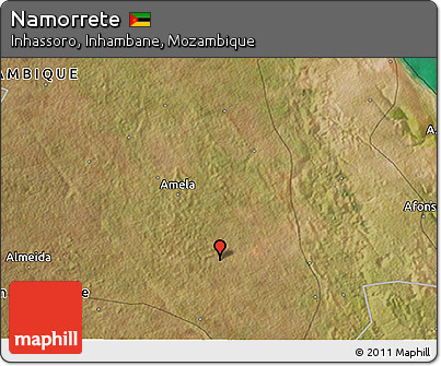Satellite 3D Map of Namorrete