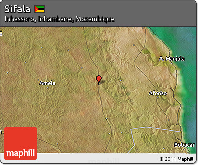 Satellite 3D Map of Sifala