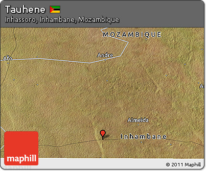 Satellite 3D Map of Tauhene