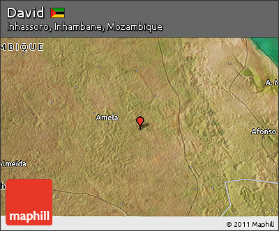 Satellite 3D Map of David