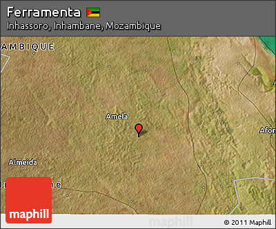 Satellite 3D Map of Ferramenta