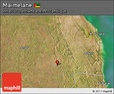 Satellite 3D Map of Maimelane