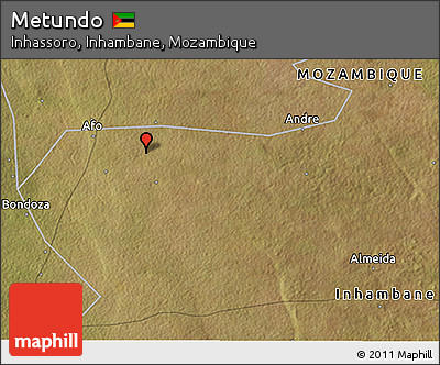 Satellite 3D Map of Metundo