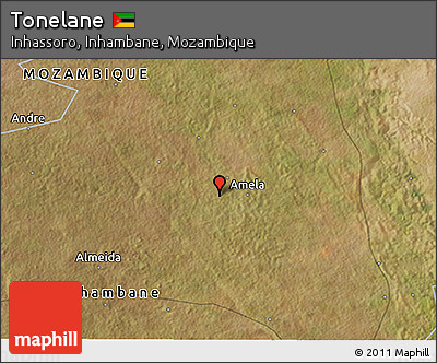 Satellite 3D Map of Tonelane