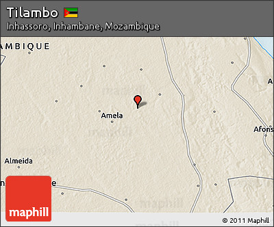 Shaded Relief 3D Map of Tilambo