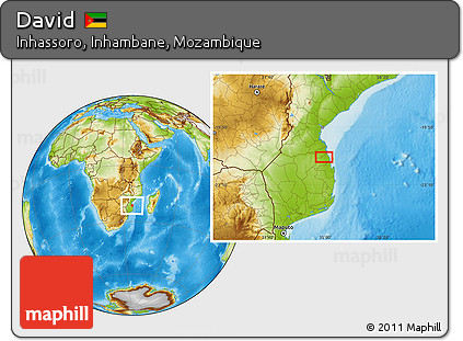 Physical Location Map of David