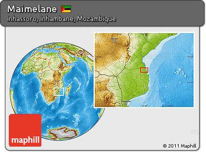 Physical Location Map of Maimelane