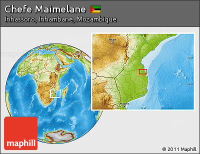 Physical Location Map of Chefe Maimelane