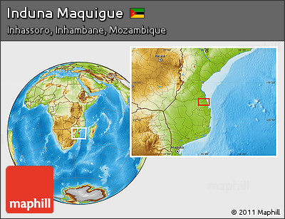Physical Location Map of Induna Maquigue