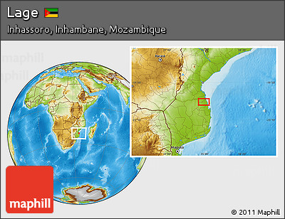 Physical Location Map of Lage