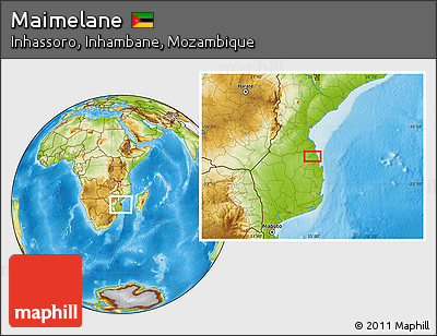 Physical Location Map of Maimelane