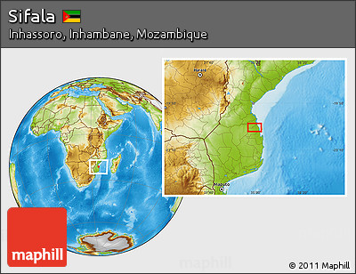 Physical Location Map of Sifala