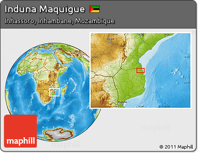 Physical Location Map of Induna Maquigue