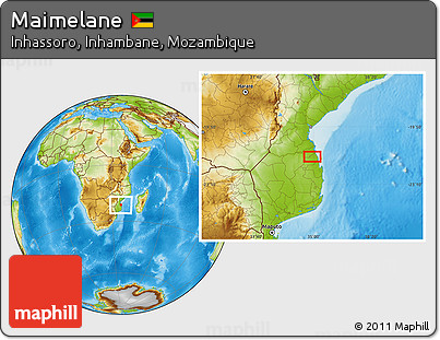 Physical Location Map of Maimelane