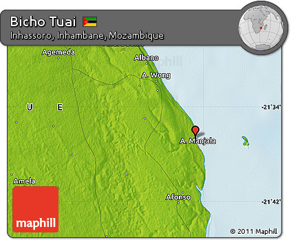 Physical Map of Bicho Tuai