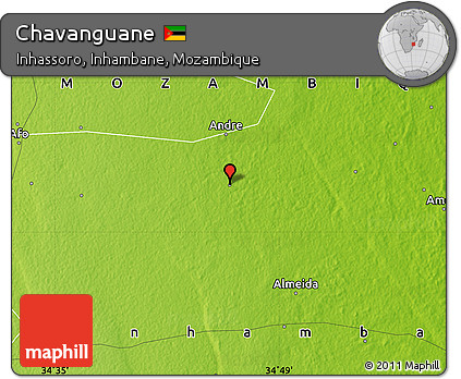Physical Map of Chavanguane