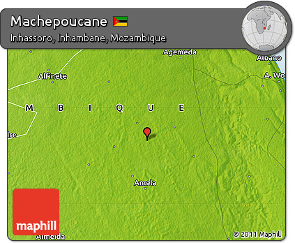 Physical Map of Machepoucane