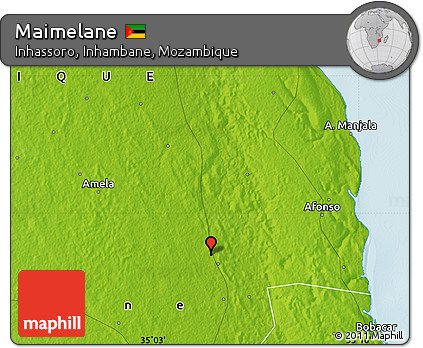 Physical Map of Maimelane