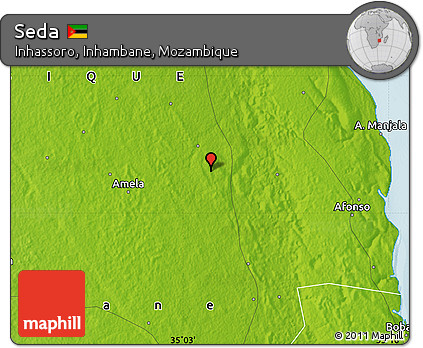 Physical Map of Seda