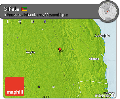 Physical Map of Sifala