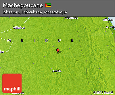 Physical Map of Machepoucane