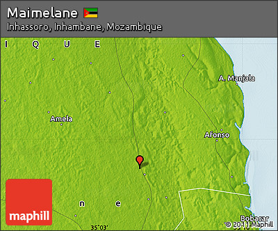 Physical Map of Maimelane