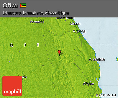 Physical Map of Ofiça