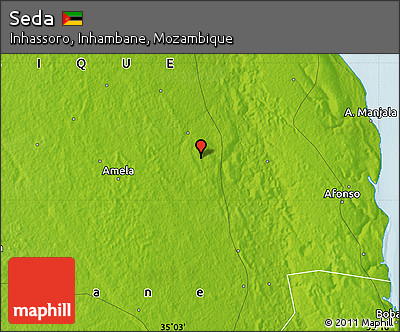 Physical Map of Seda
