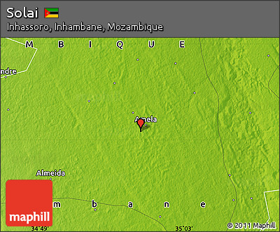 Physical Map of Solai