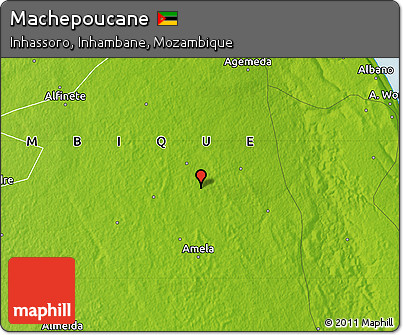 Physical Map of Machepoucane