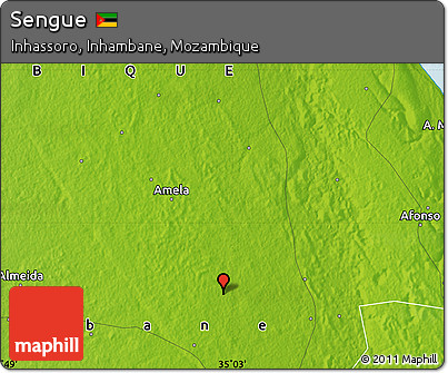 Physical Map of Sengue