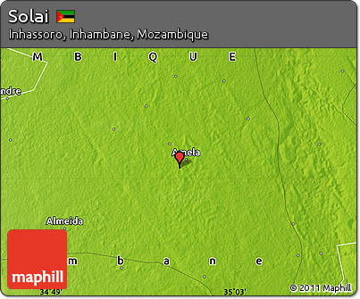 Physical Map of Solai