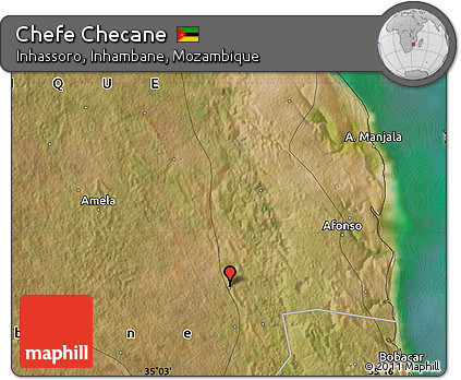 Satellite Map of Chefe Checane