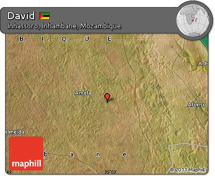 Satellite Map of David