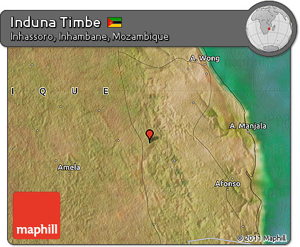 Satellite Map of Induna Timbe