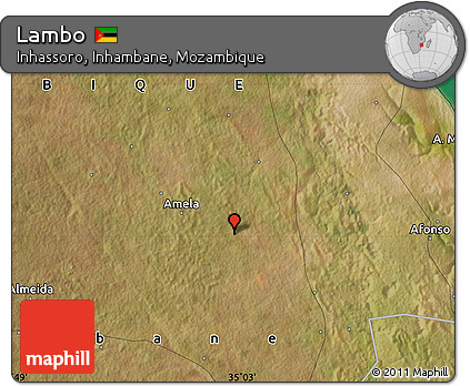 Satellite Map of Lambo