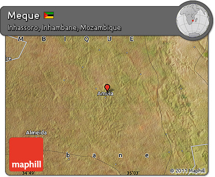 Satellite Map of Meque